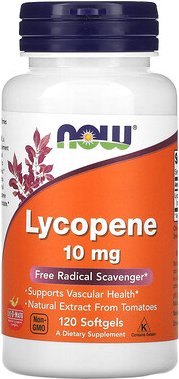 NOW Foods, Lycopene, Lycopin, 10 mg, 120 Weichkapseln