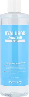 Secret Key, Hyaluron Aqua Soft Toner, 500 ml (16,9 fl. oz.)