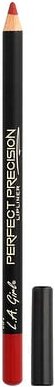 L.A. Girl, Perfect Präzision, Lipliner-Stift, GP721 Deep Red, 1,49 g (0,05 oz.)