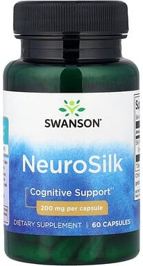 Swanson, NeuroSilk, 200 mg, 60 Kapseln