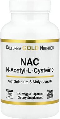 California Gold Nutrition, N-Acetyl-L-Cysteine with Molybdenum and Selenium, N-Acetyl-L-Cystein mit Molybdän und Selen, ...