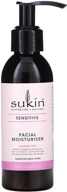 Thumbnail - Sukin, Facial Moisturiser, Sensitive, Feuchtigkeitspflege für das Gesicht, empfindliche Haut, 125 ml (4,23 fl. oz.)