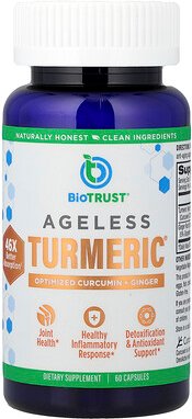 BioTRUST, Ageless Turmeric®, Turmeric®, 60 Kapseln