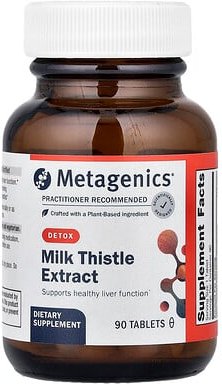 Metagenics, Milk Thistle Extract, Mariendistelextrakt, 90 Tabletten (112 mg pro Tablette)