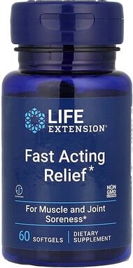 Thumbnail - Life Extension, Fast Acting Relief, schnell wirkende Linderung, 60 Weichkapseln