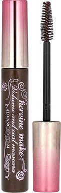 KissMe, Heroine Make, Volume & Curl Mascara, Advanced Film, #02 Brown, 6 g (0,21 oz.)