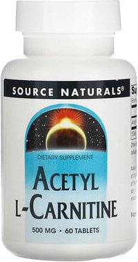 Source Naturals, Acetyl L-Carnitin, 500 mg, 60 Tabletten