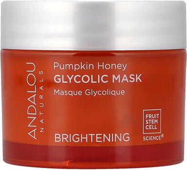 Andalou Naturals, Glycolic Beauty Mask, Beauty-Maske, Kürbis-Honig, aufhellend, 50 g (1,7 oz.)