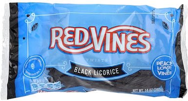 Red Vines, Twists, schwarzes Süßholz, 397 g (14 oz.)