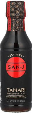 San-J, Tamari Brewed Soy Sauce, gebrühte Tamari-Sojasauce, 296 ml (10 fl. oz.)