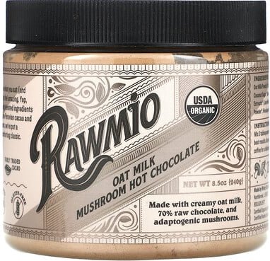 Rawmio, Heiße Schokolade mit Hafermilch-Pilzen, 240 g (8,5 oz.)