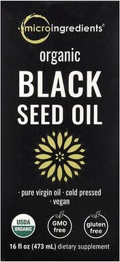 Micro Ingredients, Organic Black Seed Oil, Bio-Schwarzkümmelöl, 473 ml (16 fl. oz.)