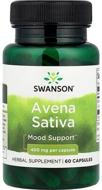 Thumbnail - Swanson, Avena Sativa, 400 mg, 60 Kapseln