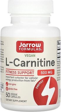 Thumbnail - Jarrow Formulas, L-Carnitine 500, L-Carnitin, 500 mg, 50 vegetarische Kapseln