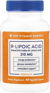The Vitamin Shoppe, R-Lipoic Acid, R-Liponsäure, 60 pflanzliche Kapseln