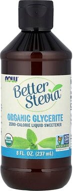 NOW Foods, Better Stevia®, Zero-Calorie Liquid Sweetener, flüssiger Süßstoff ohne Kalorien, Bio-Glycerit, 237 ml (8 fl. ...