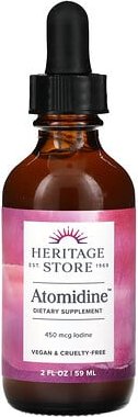 Heritage Store, Atomidine, 450 mcg, 59 ml (2 fl. oz.)