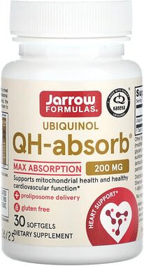 Jarrow Formulas, Ubiquinol, QH-Absorb, Ubichinol, 200 mg, 30 Weichkapseln
