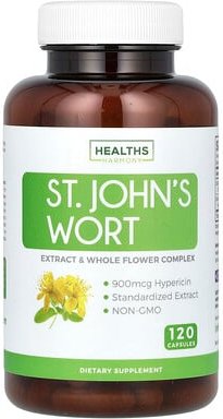 Healths Harmony, Johanniskraut, 120 Kapseln