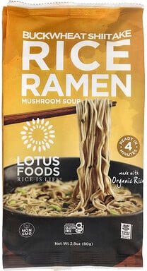 Lotus Foods, Buchweizen-Shiitake-Reis-Ramen, Pilzsuppe, 80 g (2,8 oz.)