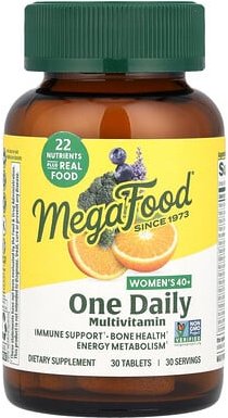 Thumbnail - MegaFood, Women's 40+, One Daily Multivitamin, Multivitamine für Frauen ab 40, 30 Tabletten