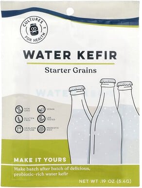 Cultures for Health, Wasserkefir, 1 Päckchen, 5,4 g (0,19 oz.)