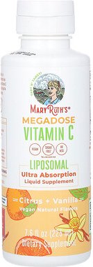 MaryRuth's, Megadosage Vitamin C Liposomal, liposomales Vitamin C, Zitrus + Vanille, 225 ml (7,6 fl. oz.)