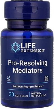 Life Extension, Pro-Resolving Mediators, Mediatoren zur Hemmung von Entzündungsreaktionen, 30 Weichkapseln