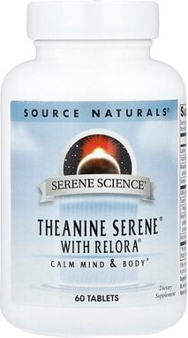 Thumbnail - Source Naturals, Serene Science®, Theanine Serene® With Relora®, 60 Tabletten