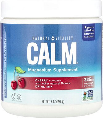 Natural Vitality, CALM®, Magnesium-Trinkmischung zur Nahrungsergänzung, Kirsche, 226 g (8 oz.)