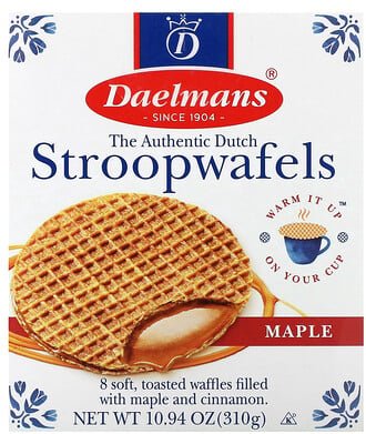 Daelmans, Stroopwafels, Ahorn, 8 Waffeln, 310 g (10,94 oz.)