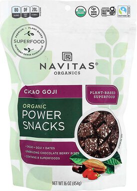 Navitas Organics, Organic Power Snacks, Kakao-Goji, 454 g (16 oz.)