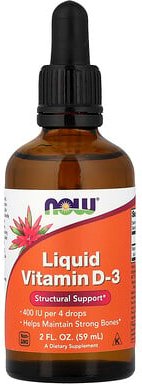 NOW Foods, Liquid Vitamin D-3, flüssiges Vitamin D3, 59 ml (2 fl. oz.)
