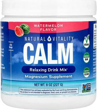 Thumbnail - Natural Vitality, CALM®, Trinkmischung zur Entspannung, Wassermelone, 227 g (8 oz.)