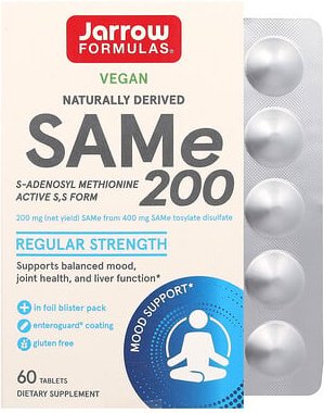Thumbnail - Jarrow Formulas, SAMe 200, 200 mg, 60 Tabletten