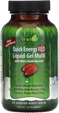 Irwin Naturals, Quick Energy Red Liquid-Gel Multi, 72 mit Flüssigkeit gefüllte Weichkapseln