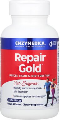 Enzymedica, Repair Gold®, zur Regeneration der Muskeln, 120 Kapseln