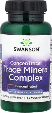Swanson, ConcenTrace® Trace Mineral Complex, Spurenelemente-Komplex, 60 vegetarische Kapseln