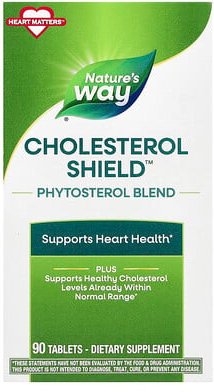 Thumbnail - Nature's Way, Cholesterol Shield™, Phytosterol-Mischung, 90 Tabletten