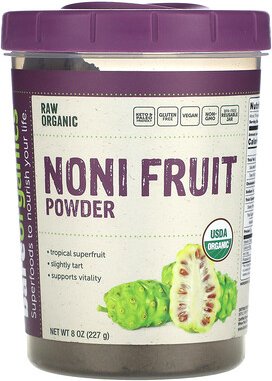 BareOrganics, Raw Organic Noni Fruit Powder, rohes Bio-Noni-Fruchtpulver, 227 g (8 oz.)