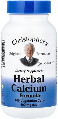 Christopher's Original Formulas, Herbal Calcium Formula, pflanzliche Calcium-Formel, 100 vegetarische Kapseln