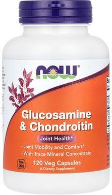 NOW Foods, Glucosamin und Chondroitin, 120 pflanzliche Kapseln