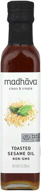 Madhava, Toasted Sesam Oil, geröstetes Sesamöl, 250 ml (8,45 fl. oz.)