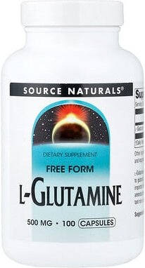 Source Naturals, L-Glutamin, 500 mg, 100 Kapseln
