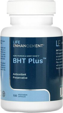 Life Enhancement, Durk Pearson & Sandy Shaw's BHT Plus, 100 Kapseln