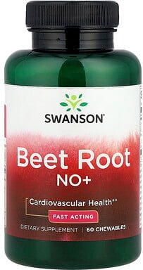 Swanson, Beet Root NO+, 60 Chewables