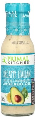 Primal Kitchen, Dressing & Marinade Made with Avocado Oil, Dreamy Italian, 236 ml (8 fl. oz.)