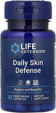 Life Extension, Daily Skin Defense, 30 vegetarische Kapseln