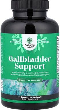 Nature's Craft, Gallbladder Support, Unterstützung der Gallenblase, 180 Kapseln