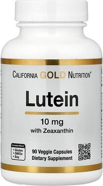 California Gold Nutrition, Lutein, Ergänzungsmittel mit Lutein, 90 pflanzliche Kapseln